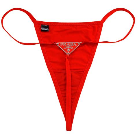 prada g strings|Prada Reworked Thong .